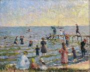 William Glackens Bathing at Bellport Long Island oil painting reproduction